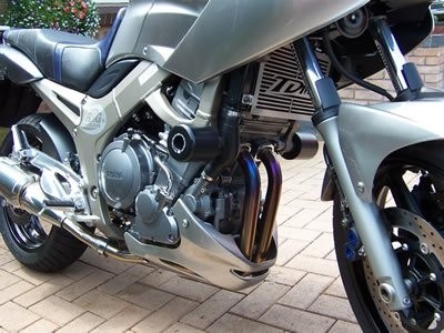 Padací chrániče - Yamaha TDM900, černé